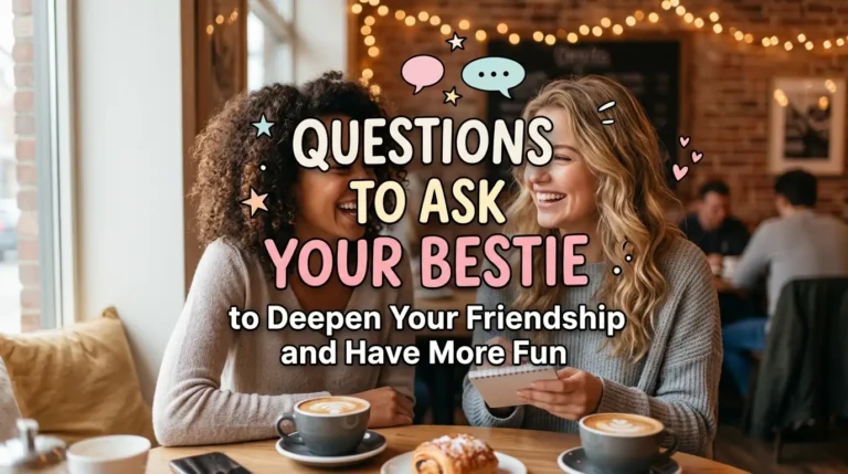 Questions to Ask Your Bestie to Deepen Your Friendship and Have More Fun
