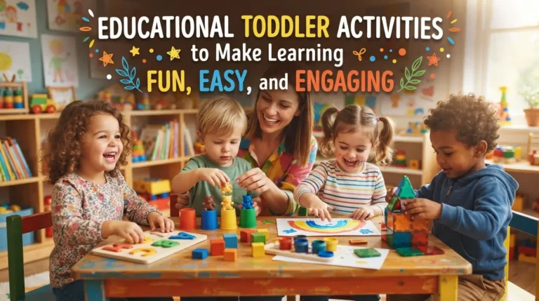 Educational Toddler Activities to Make Learning Fun, Easy, and Engaging