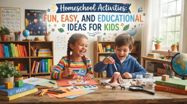 Homeschool Activities: Fun, Easy, and Educational Ideas for Kids