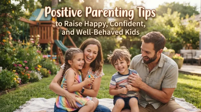 Positive Parenting Tips to Raise Happy, Confident, and Well-Behaved Kids