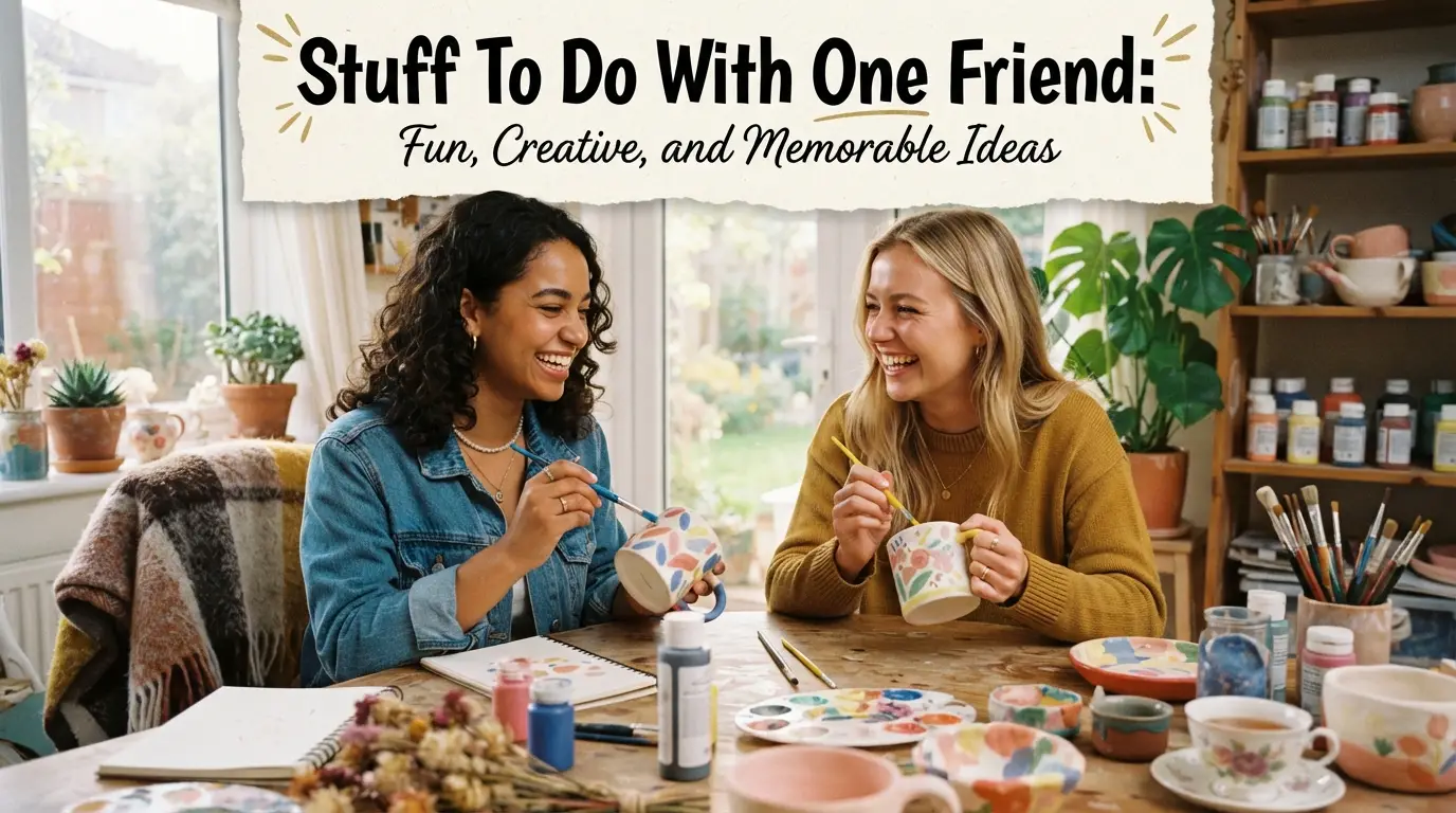 Stuff To Do With One Friend: Fun, Creative, and Memorable Ideas